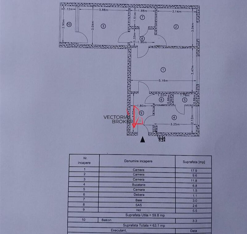 Postavarul 3 camere semidecomandat, Codrii Neamtului, 10 minute de metrou Nicolae Grigorescu